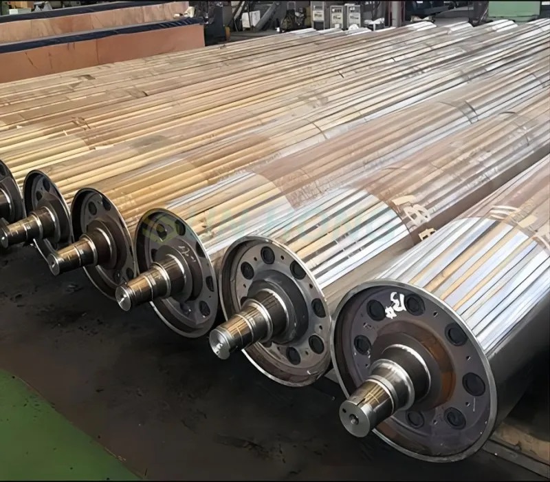 Rodillo motriz para máquina de papel
